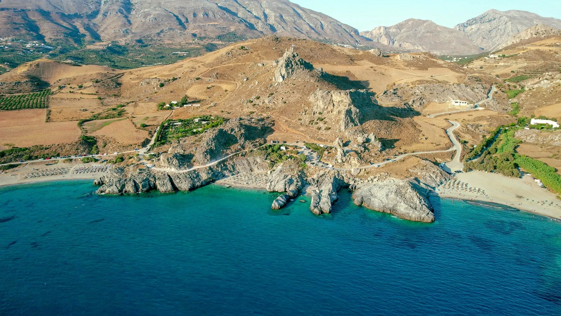 Santorini caldera view